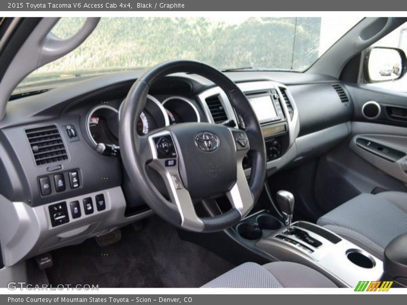 Black / Graphite 2015 Toyota Tacoma V6 Access Cab 4x4