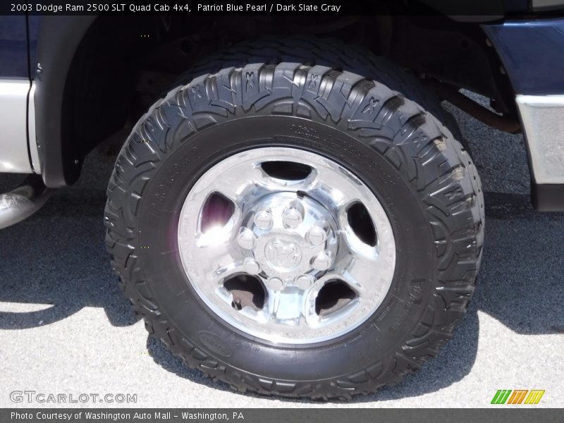 Patriot Blue Pearl / Dark Slate Gray 2003 Dodge Ram 2500 SLT Quad Cab 4x4