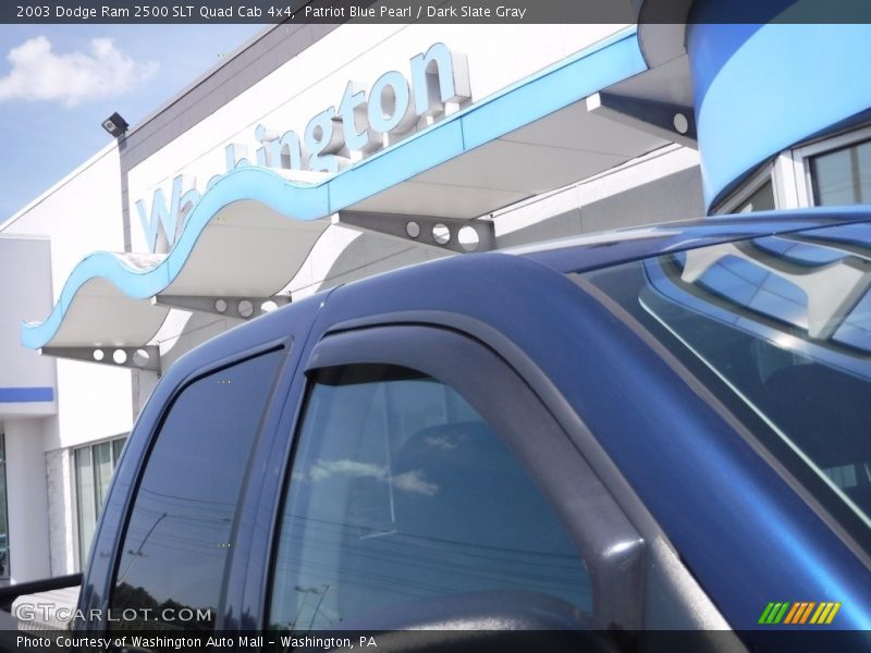 Patriot Blue Pearl / Dark Slate Gray 2003 Dodge Ram 2500 SLT Quad Cab 4x4