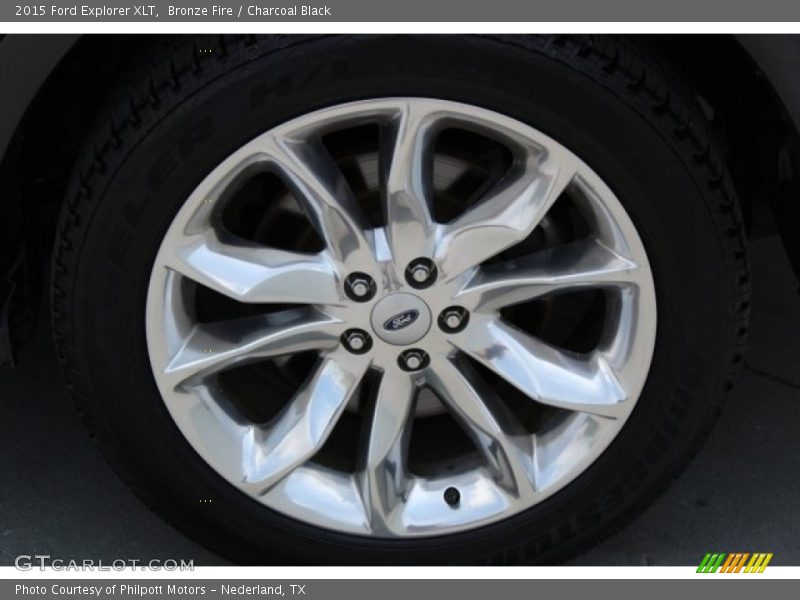 Bronze Fire / Charcoal Black 2015 Ford Explorer XLT