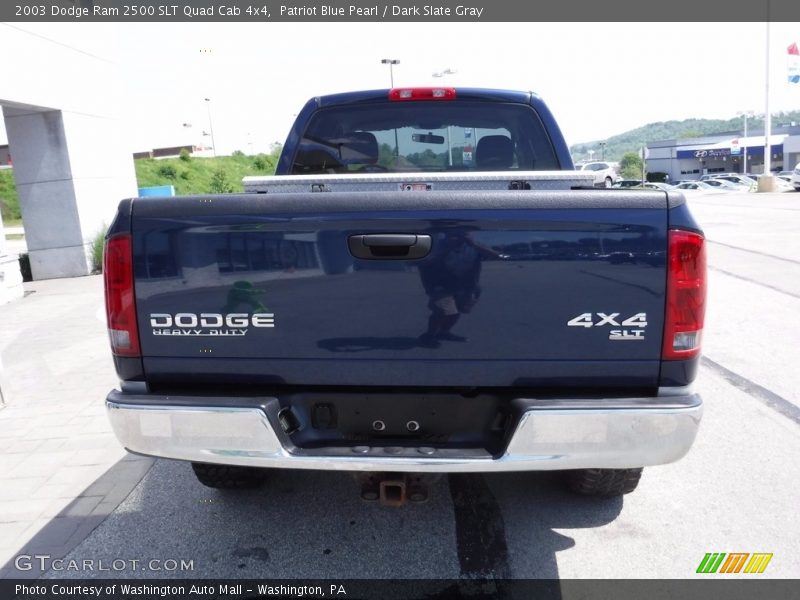 Patriot Blue Pearl / Dark Slate Gray 2003 Dodge Ram 2500 SLT Quad Cab 4x4