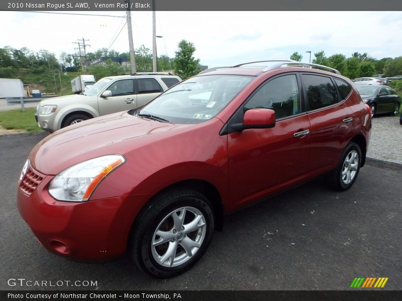 Venom Red / Black 2010 Nissan Rogue SL AWD