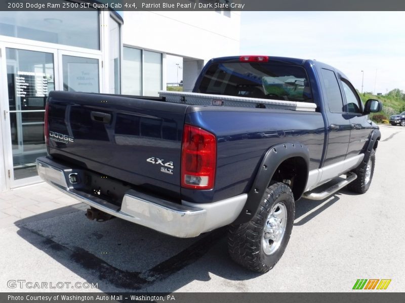 Patriot Blue Pearl / Dark Slate Gray 2003 Dodge Ram 2500 SLT Quad Cab 4x4