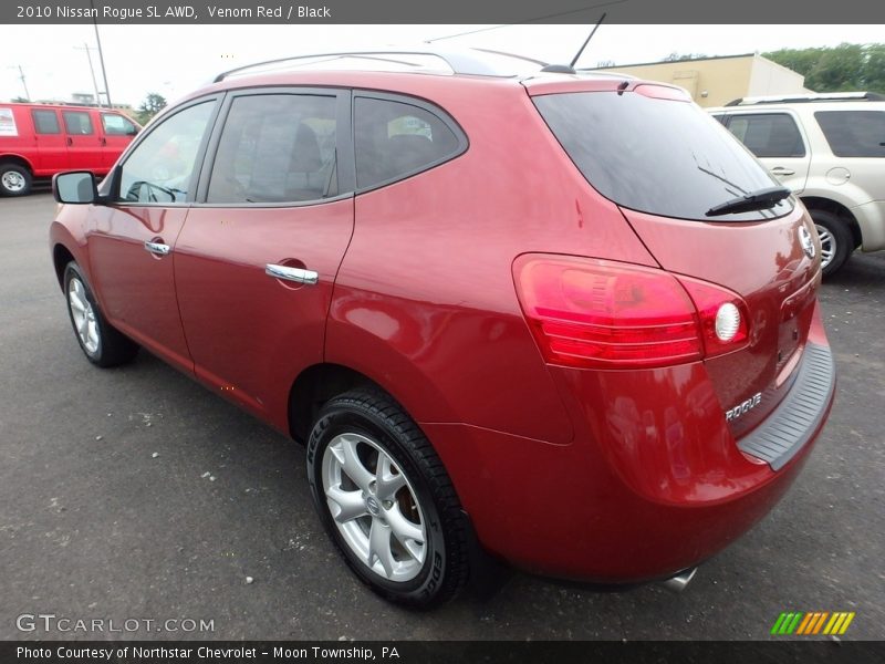 Venom Red / Black 2010 Nissan Rogue SL AWD
