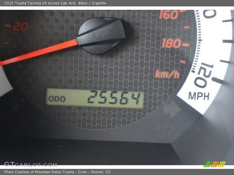 Black / Graphite 2015 Toyota Tacoma V6 Access Cab 4x4