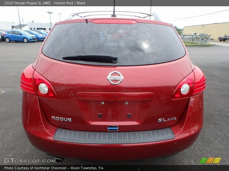 Venom Red / Black 2010 Nissan Rogue SL AWD