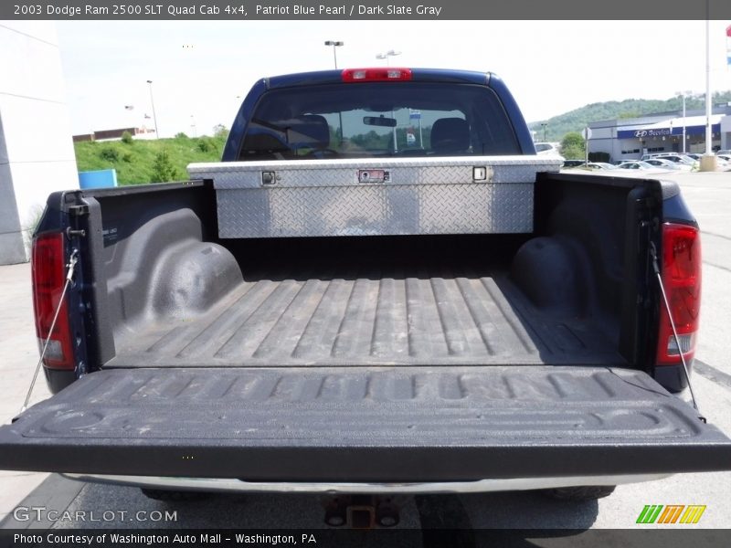 Patriot Blue Pearl / Dark Slate Gray 2003 Dodge Ram 2500 SLT Quad Cab 4x4