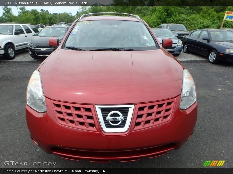 Venom Red / Black 2010 Nissan Rogue SL AWD