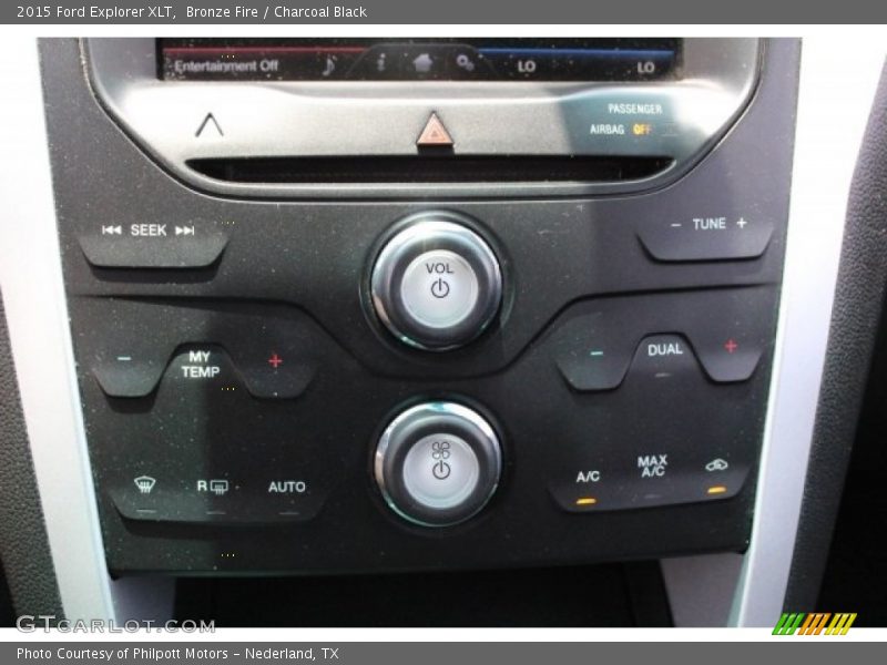 Bronze Fire / Charcoal Black 2015 Ford Explorer XLT