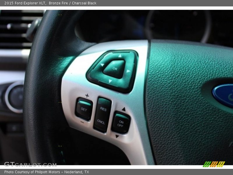 Bronze Fire / Charcoal Black 2015 Ford Explorer XLT