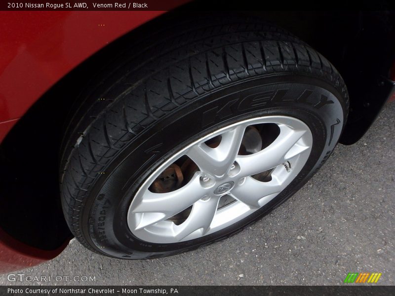 Venom Red / Black 2010 Nissan Rogue SL AWD