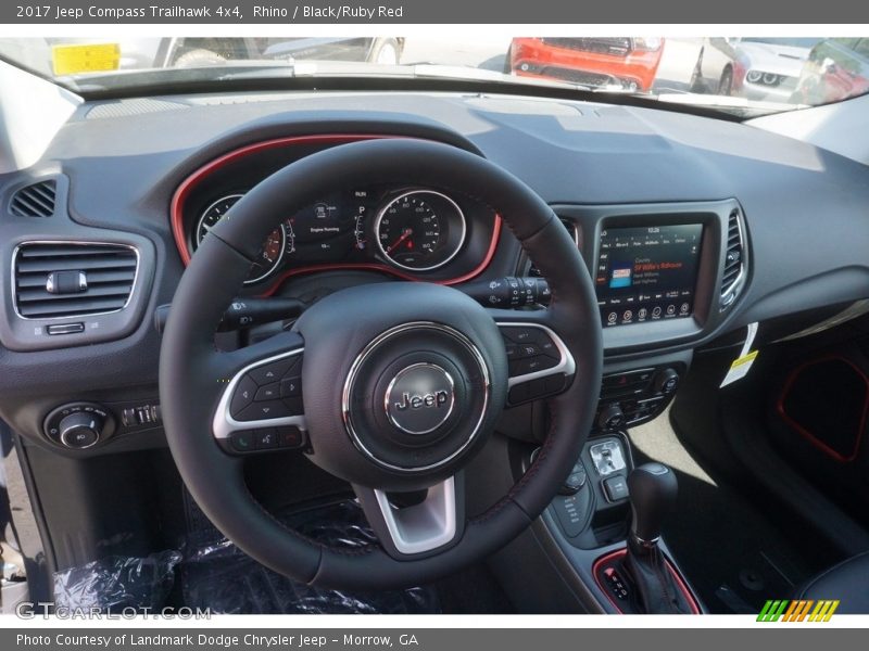 Dashboard of 2017 Compass Trailhawk 4x4