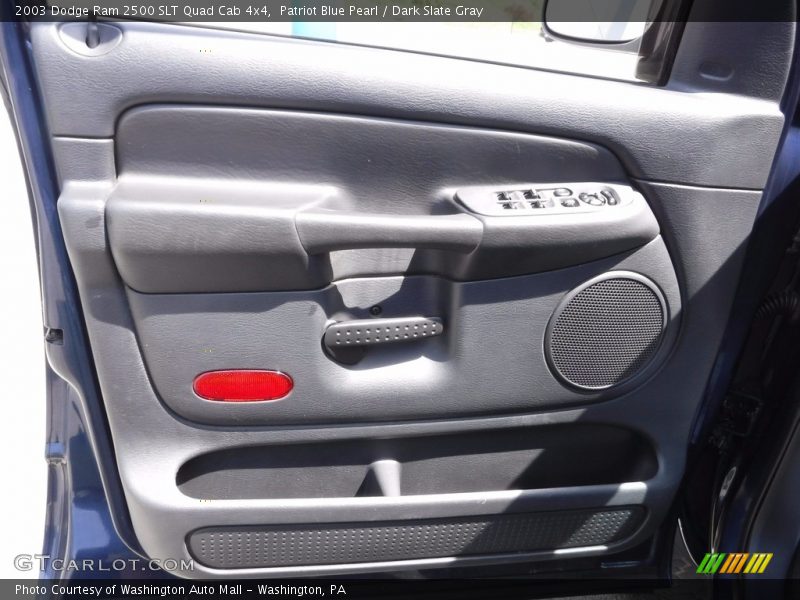 Patriot Blue Pearl / Dark Slate Gray 2003 Dodge Ram 2500 SLT Quad Cab 4x4