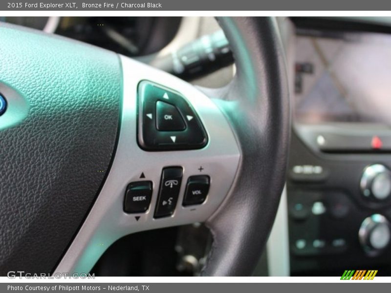 Bronze Fire / Charcoal Black 2015 Ford Explorer XLT