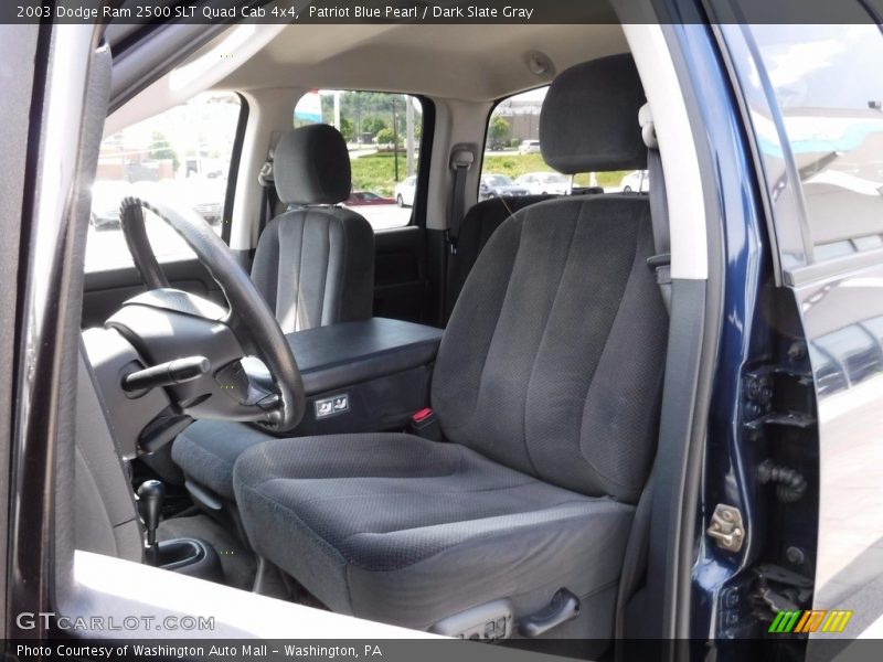 Patriot Blue Pearl / Dark Slate Gray 2003 Dodge Ram 2500 SLT Quad Cab 4x4