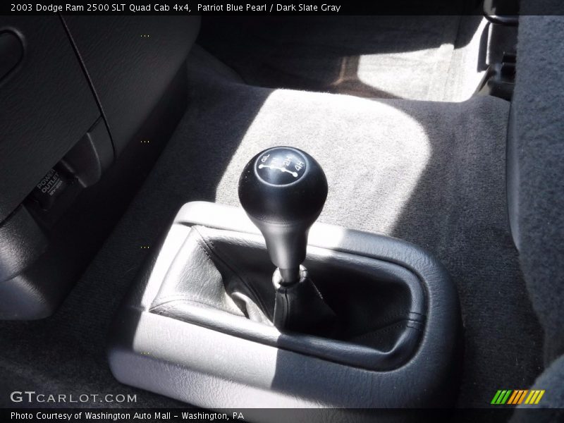 Patriot Blue Pearl / Dark Slate Gray 2003 Dodge Ram 2500 SLT Quad Cab 4x4