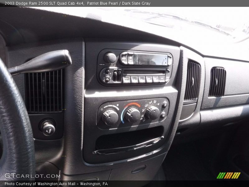 Patriot Blue Pearl / Dark Slate Gray 2003 Dodge Ram 2500 SLT Quad Cab 4x4