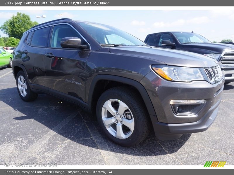 Granite Crystal Metallic / Black 2017 Jeep Compass Latitude