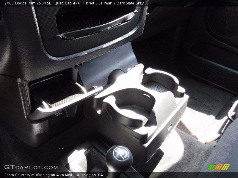 Patriot Blue Pearl / Dark Slate Gray 2003 Dodge Ram 2500 SLT Quad Cab 4x4