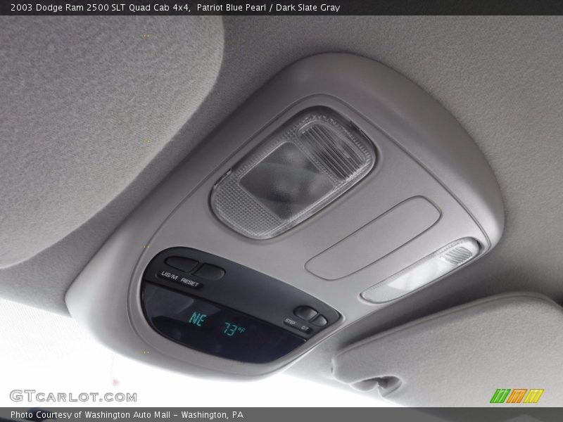 Patriot Blue Pearl / Dark Slate Gray 2003 Dodge Ram 2500 SLT Quad Cab 4x4
