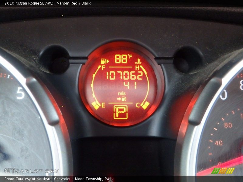 Venom Red / Black 2010 Nissan Rogue SL AWD