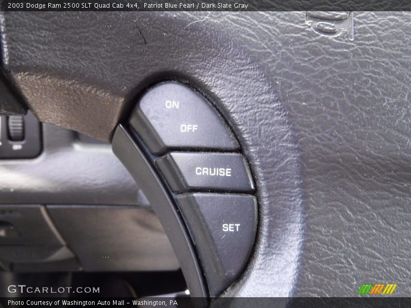 Patriot Blue Pearl / Dark Slate Gray 2003 Dodge Ram 2500 SLT Quad Cab 4x4