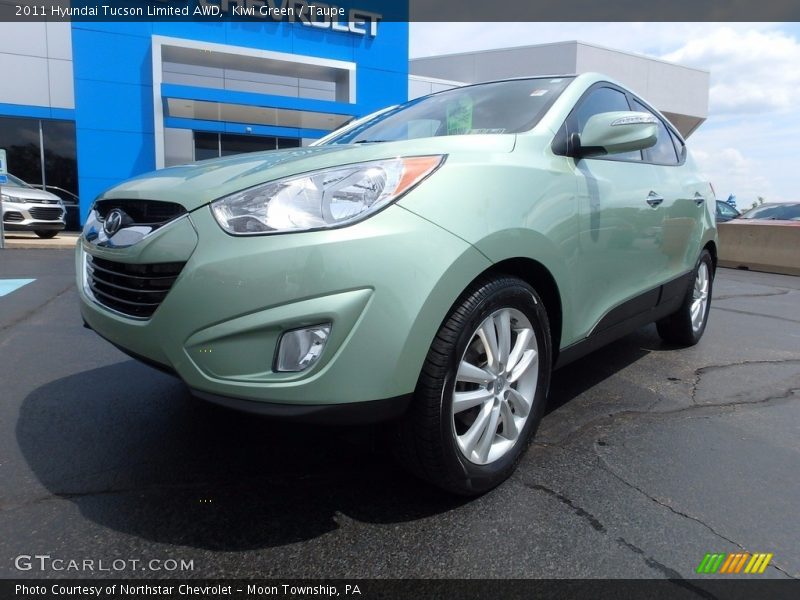 Kiwi Green / Taupe 2011 Hyundai Tucson Limited AWD