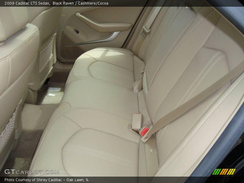 Black Raven / Cashmere/Cocoa 2009 Cadillac CTS Sedan