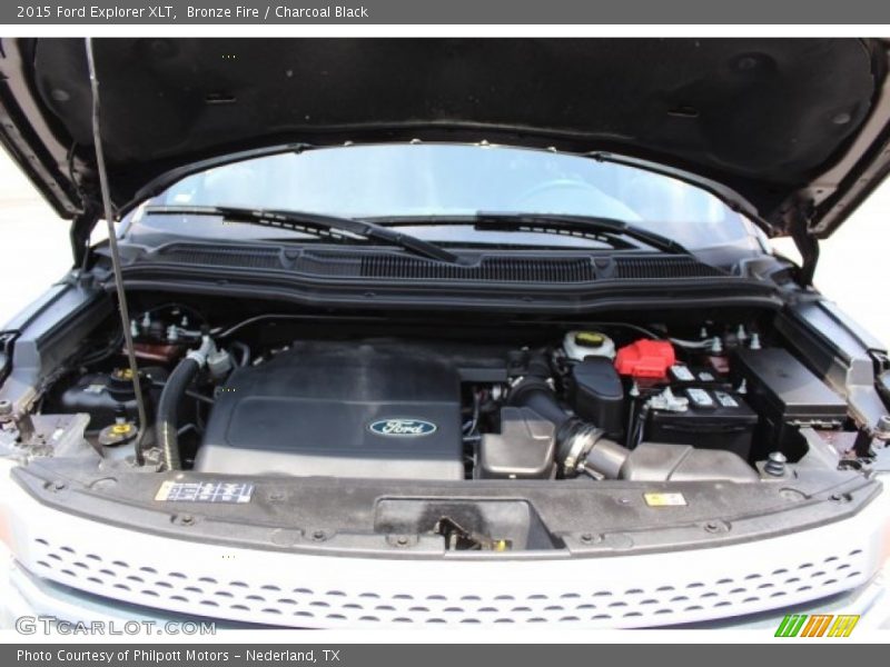 Bronze Fire / Charcoal Black 2015 Ford Explorer XLT