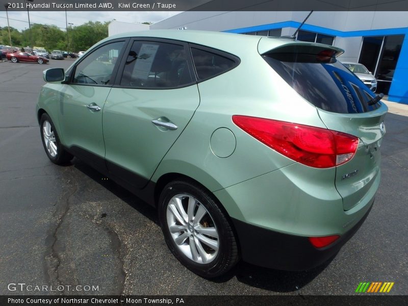 Kiwi Green / Taupe 2011 Hyundai Tucson Limited AWD