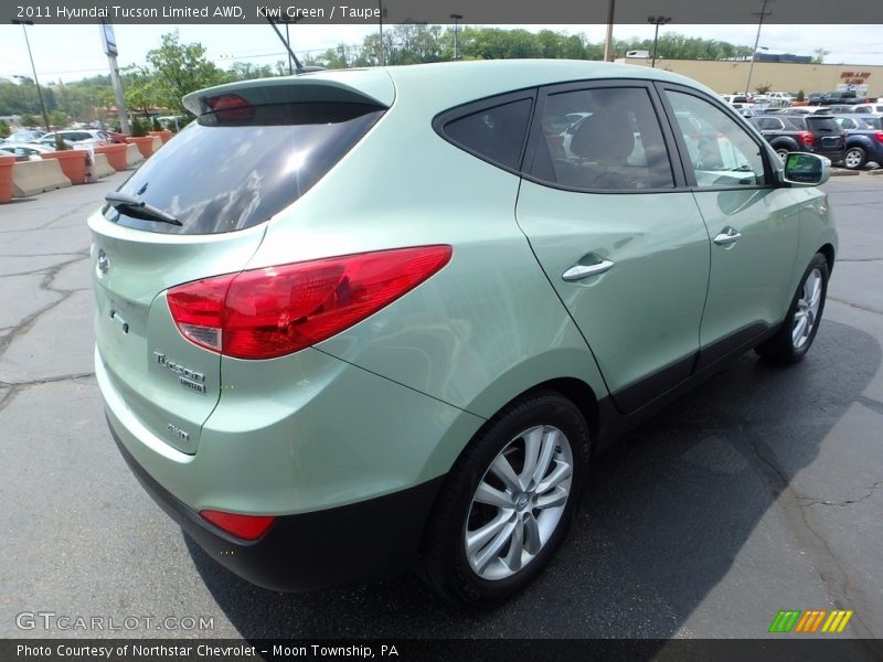 Kiwi Green / Taupe 2011 Hyundai Tucson Limited AWD