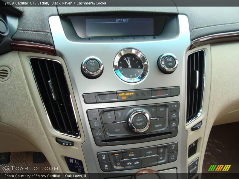 Black Raven / Cashmere/Cocoa 2009 Cadillac CTS Sedan