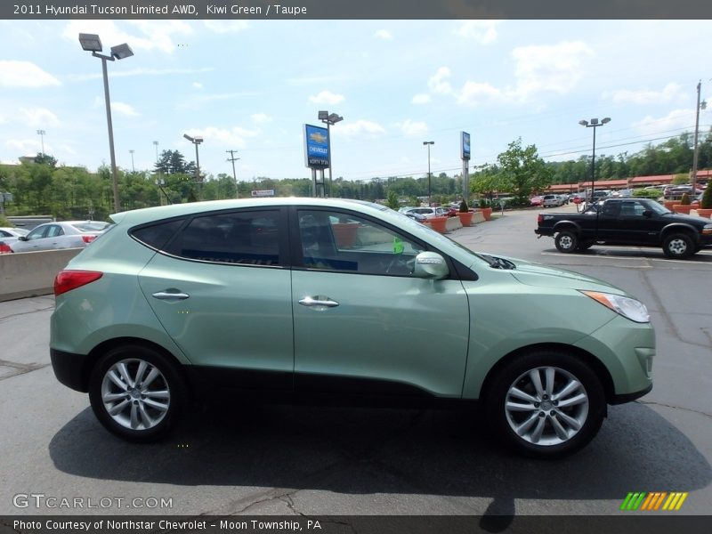 Kiwi Green / Taupe 2011 Hyundai Tucson Limited AWD