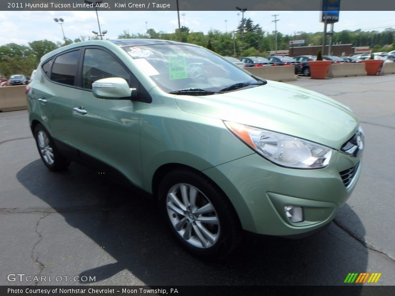 Kiwi Green / Taupe 2011 Hyundai Tucson Limited AWD