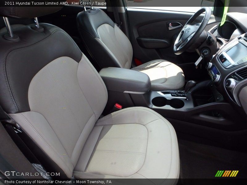 Kiwi Green / Taupe 2011 Hyundai Tucson Limited AWD