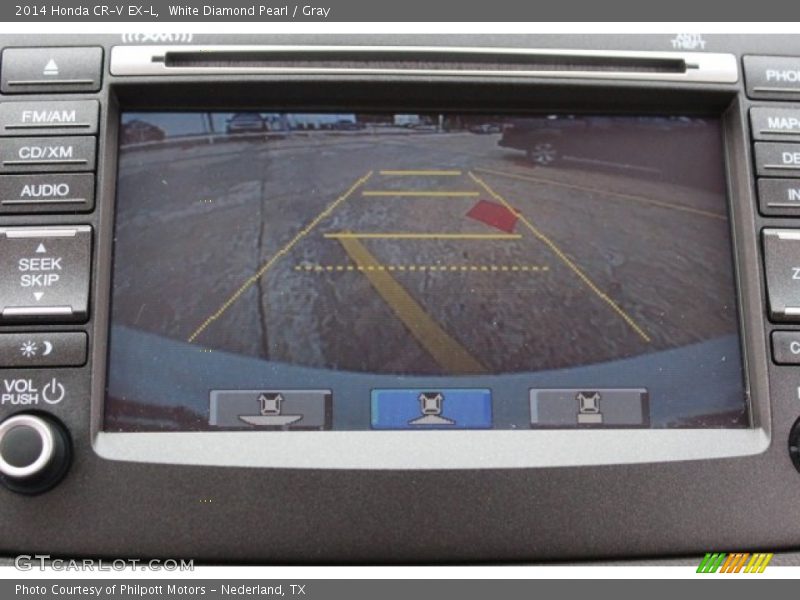 White Diamond Pearl / Gray 2014 Honda CR-V EX-L