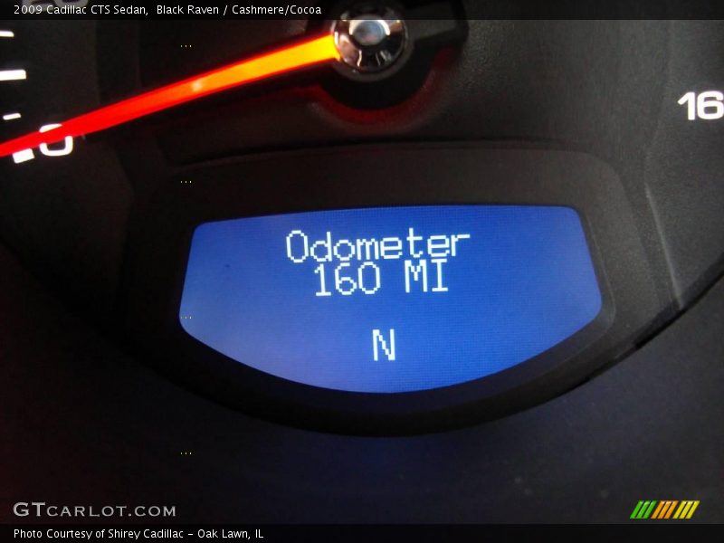 Black Raven / Cashmere/Cocoa 2009 Cadillac CTS Sedan