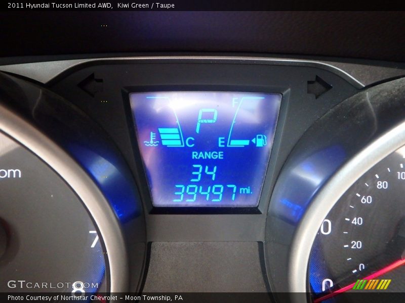 Kiwi Green / Taupe 2011 Hyundai Tucson Limited AWD