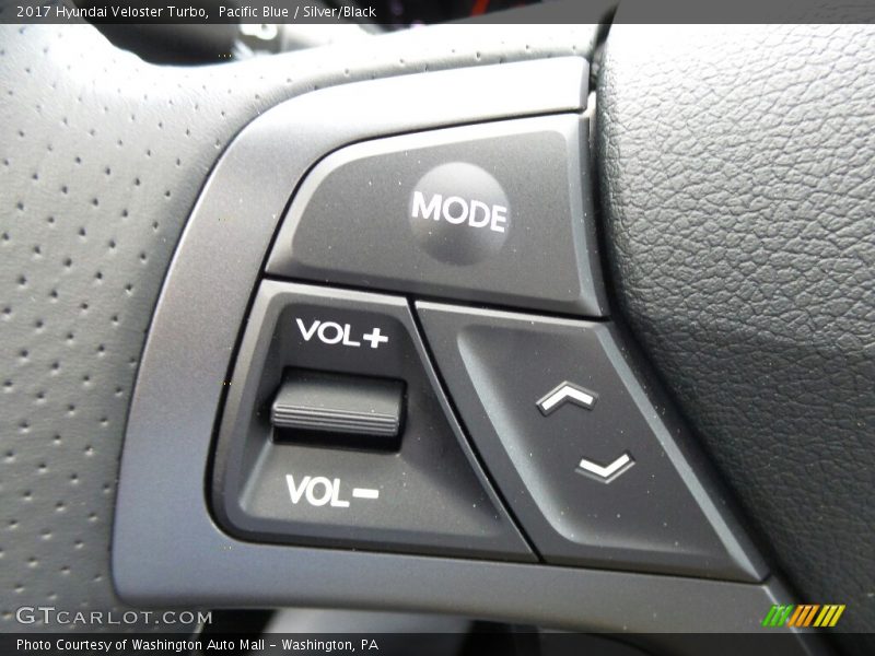 Pacific Blue / Silver/Black 2017 Hyundai Veloster Turbo