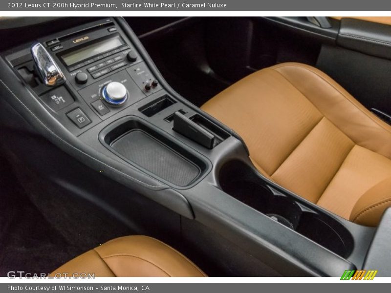 Starfire White Pearl / Caramel Nuluxe 2012 Lexus CT 200h Hybrid Premium