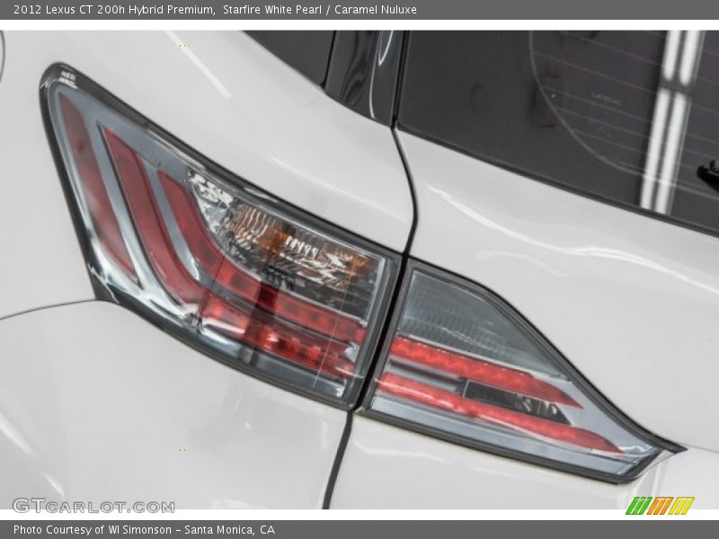 Starfire White Pearl / Caramel Nuluxe 2012 Lexus CT 200h Hybrid Premium