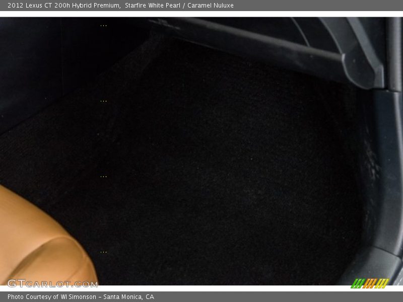 Starfire White Pearl / Caramel Nuluxe 2012 Lexus CT 200h Hybrid Premium