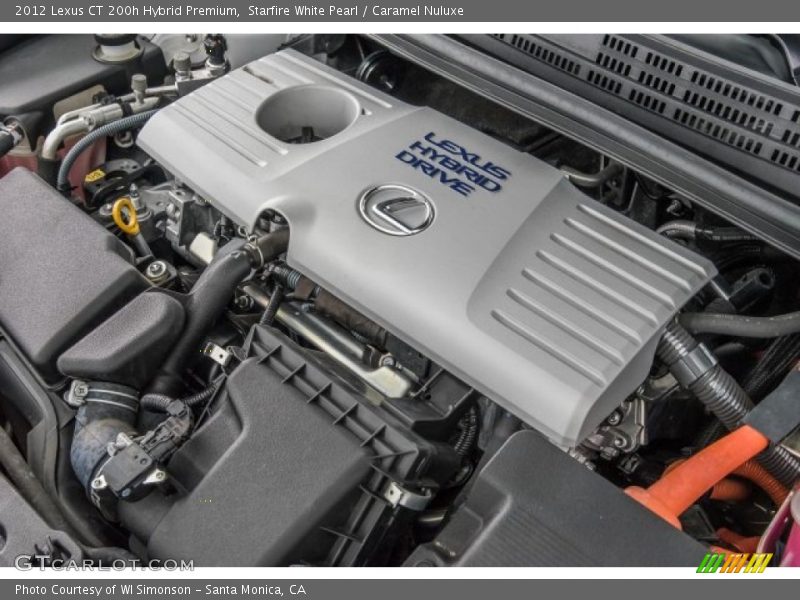 Starfire White Pearl / Caramel Nuluxe 2012 Lexus CT 200h Hybrid Premium