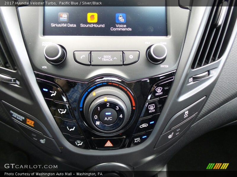 Controls of 2017 Veloster Turbo