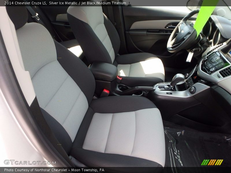 Silver Ice Metallic / Jet Black/Medium Titanium 2014 Chevrolet Cruze LS