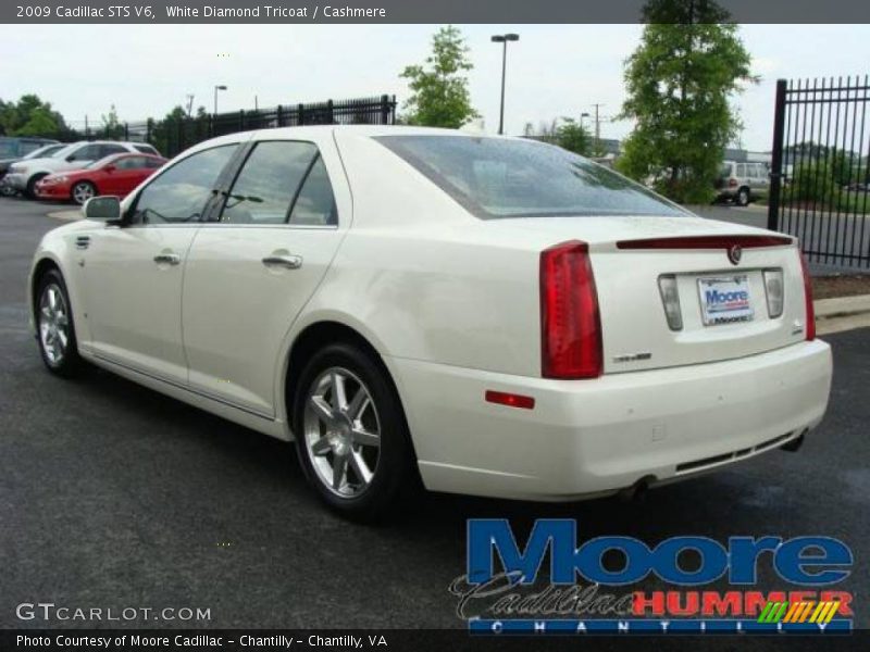 White Diamond Tricoat / Cashmere 2009 Cadillac STS V6