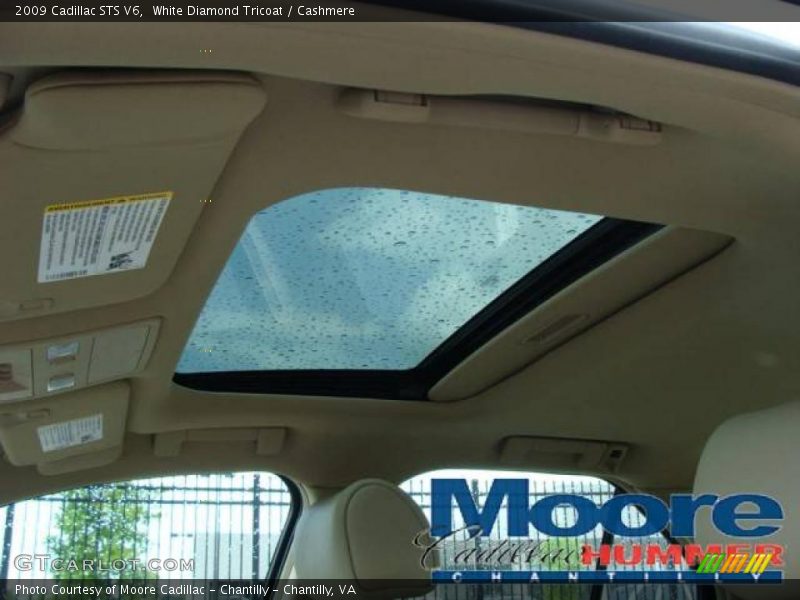 White Diamond Tricoat / Cashmere 2009 Cadillac STS V6
