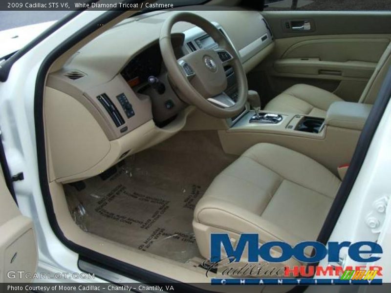 White Diamond Tricoat / Cashmere 2009 Cadillac STS V6