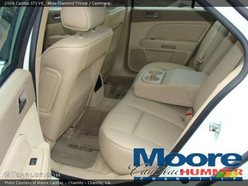 White Diamond Tricoat / Cashmere 2009 Cadillac STS V6