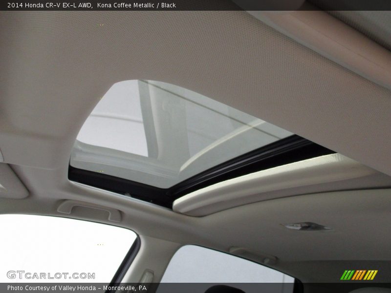 Kona Coffee Metallic / Black 2014 Honda CR-V EX-L AWD